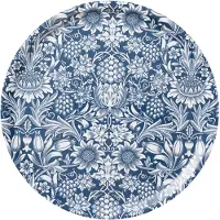 Klippan Yllefabrik Sunflower dienblad Ø38 cm Dark denim
