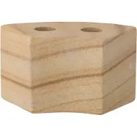 Bloomingville Florida kaarsenhouder 14,5x8x7,5 cm Natural sandstone