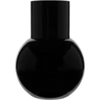 Skrufs Glasbruk Pallo vaas Zwart 20 cm