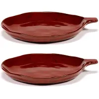 Serax La Mère schotel met handvat Ø17 cm 2-pack Venetian red