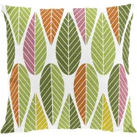 Arvidssons textil Blader kussenhoes 47x47 cm Groen