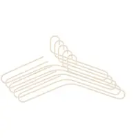 Scandi Living Smooth kledinghanger 5-pack Beige