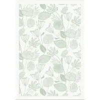Ekelund Linneväveri Grönska keukenhanddoek 35x50 cm Groen-wit