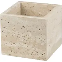 Mette Ditmer Travertine kubus 10x10 cm Linnen