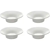 Serax Silhouette diep bijbord S Ø10,5 cm 4-pack White