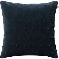 Chhatwal & Jonsson Roma Kussenhoes 50x50 Cm / Ruby - Decoratieve kussens & hoezen Katoenfluweel Sea Blue - CC030141-26V