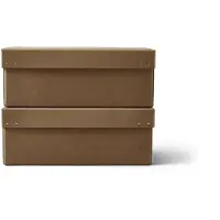Form & Refine Ordinary opbergbox 2-pack Bruin