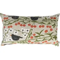 Almedahls Kersenboomtuin kussenhoes Beige, 40x70 cm
