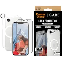 CARE by PanzerGlass Care By Flagship 3-In-1 Beschermingsset Voor Iphone 16E Glashoesje