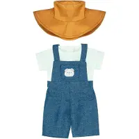 Miniland poppenkleding boer 38cm - educatief speelgoed set.