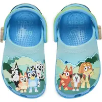 Crocs Open schoenen 'Bluey' beige / blauw / groen / pastelgroen