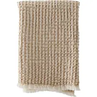 Tell Me More Gilbert plaid 140x200 cm Beige
