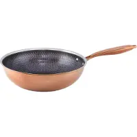 Haws Santo wokpan hybrid coating Ø28 cm Rose Gold