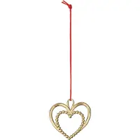 Rosendahl Karen Blixen parelhart kersthanger 6,5 cm Verguld