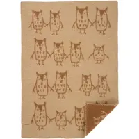 Klippan Yllefabrik Hand in hand babydeken 65x90 cm Taupe