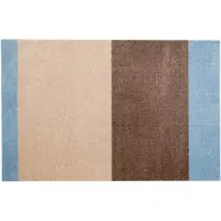 Tica Copenhagen Stripes deurmat horizontaal Ivory-sand-blue, 60x90 cm