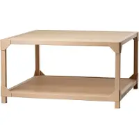 Gärsnäs Bleck Salontafel 75x75 cm fineer Beuk-natural