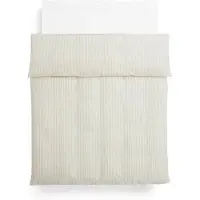 HAY Fineline dekbedovertrek 150x210 cm Ivory