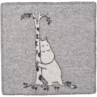 Klippan Yllefabrik Moomin Tree Hug zitkussen grijs
