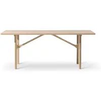Fredericia Furniture 6284 eettafel Geoliede eik