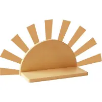 Kids Concept Star plank cirkel incl stickers Mosterd