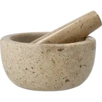Scandi Living Ridge mortel Ø14x7 cm Marmer