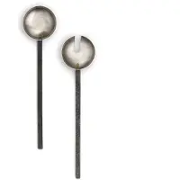 Ferm Living Obra saladebestek 2-delig Stainless Steel