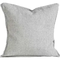 Tell Me More Washed linen kussenhoes 50 x 50 cm. Pinstripe