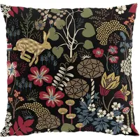 Arvidssons textil Lyckeflykt kussenhoes 47x47 cm Rood-bruin