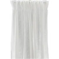 Scandi Living Tranquility gordijn met multiband 139x250 cm Wit