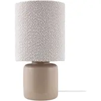 Globen Lighting Tafellampe , Florian, Wit, Woonkamer, Stof