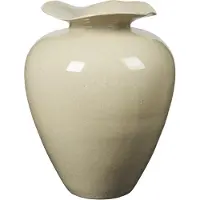 Broste Copenhagen Florentina vaas L 44 cm Beige