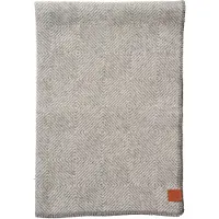 Klippan Yllefabrik Gooseye midi wollen plaid 90x130 cm Grijs