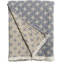 Almedahls Korg plaid 170x120 cm Blauw-beige