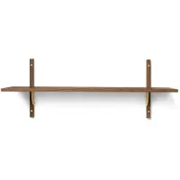 Ferm Living Sector plank L/S Smoked Oak, brass