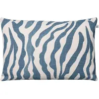 Chhatwal & Jonsson Zebra Cushion Cover 40x60 Cm - Decoratieve kussens & hoezen Linnen Heaven Blue - CC440250-13