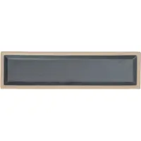 By On Fumiko bord 11,5x43 cm Beige-zwart