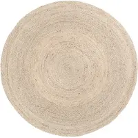 Dixie Elin vloerkleed natural grey Ø125 cm