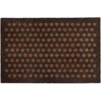 Tica Copenhagen Dot deurmat Cognac-brown, 40x60 cm