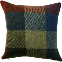 Klippan Yllefabrik Gotland kussenhoes 45x45 cm Multi-groen