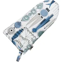 Almedahls Picknick ovenwant klein patroon Blauw-beige