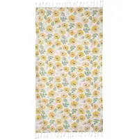 Sagaform Eden hamam handdoek 90x170 cm Gemengd geel