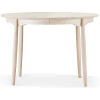 Stolab Carl eettafel deelbaar Ø115 cm Berkenhout lichte matte lak