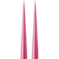 Ester & Erik kegelkaars 37 cm 2-pack gelakt Clear pink 41