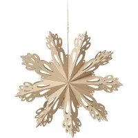 Broste Copenhagen Snowflake kerstdecoratie natural Ø30 cm