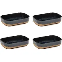 Serax - Merci La Nouvelle Table - Extra Diep Bord L - Donkerblauw - 4 stuks