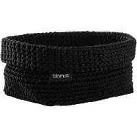 Blomus Tela textielmand L 12x20 cm Zwart