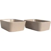 Sagaform Flora ovenschaal mini 2-pack Beige