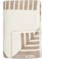 NJRD Stripes badhanddoek 100x150 cm Beige