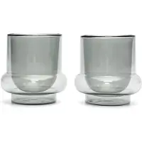 Tom Dixon Bump koffiekop 20 cl 2-pack Grijs